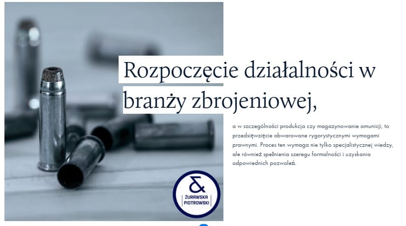Obowiązki przedsiębiorcy przy produkcji amunicji