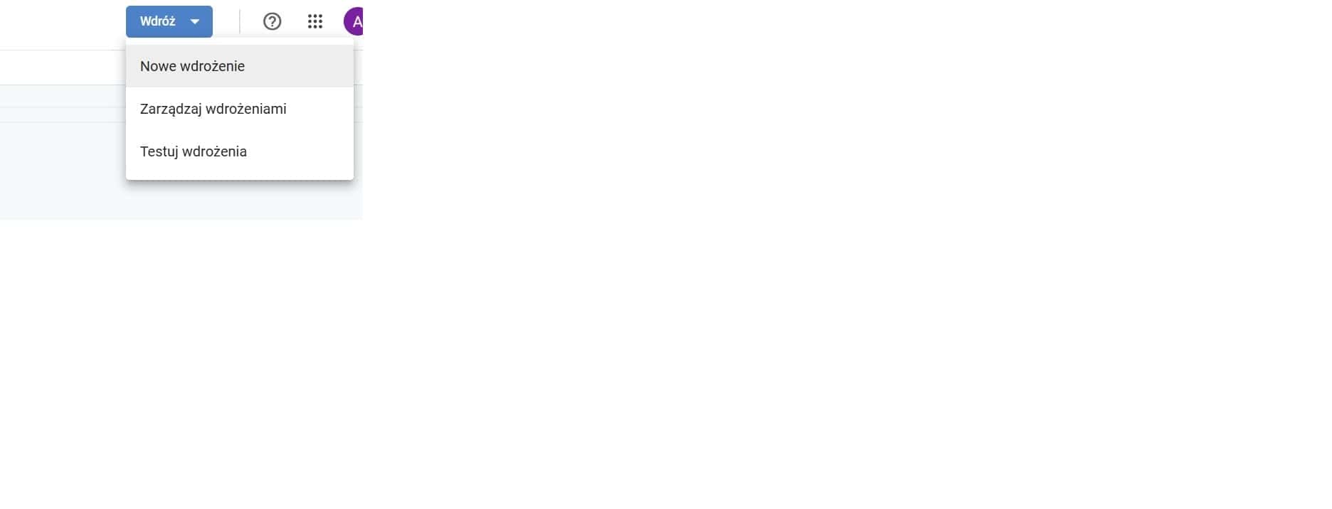 Kancelaria DMS — menu Nowe wdrożenie